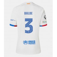 Maglie da calcio Barcelona Alejandro Balde #3 Seconda Maglia 2023-24 Manica Corta